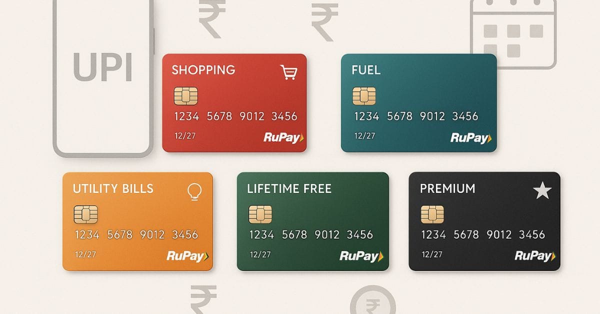 Best 5 RuPay Credit Cards in 2025